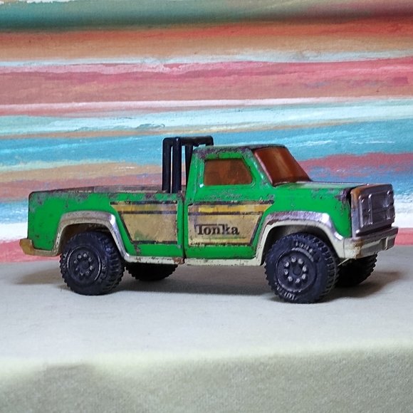 AMC Jeep J-10 J-20 Golden Eagle Honcho Tonka 1/24 Lime Green rare! - Picture 2 of 9